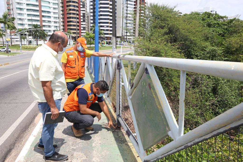 Defesa Civil atesta seguranca da ponte Godofredo Diniz para pedestres e ciclistas