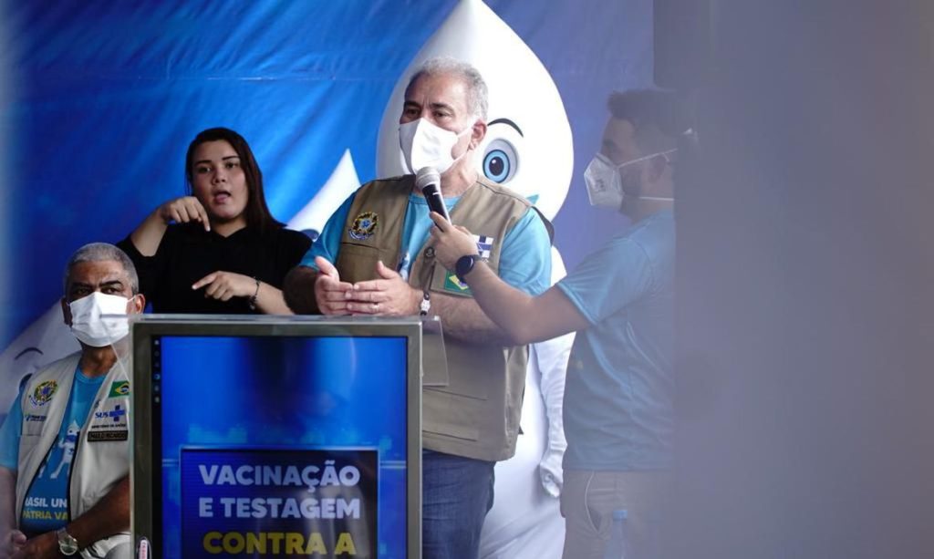 Ministro da Saude destaca importancia de vacinacao completa contra a covid 19