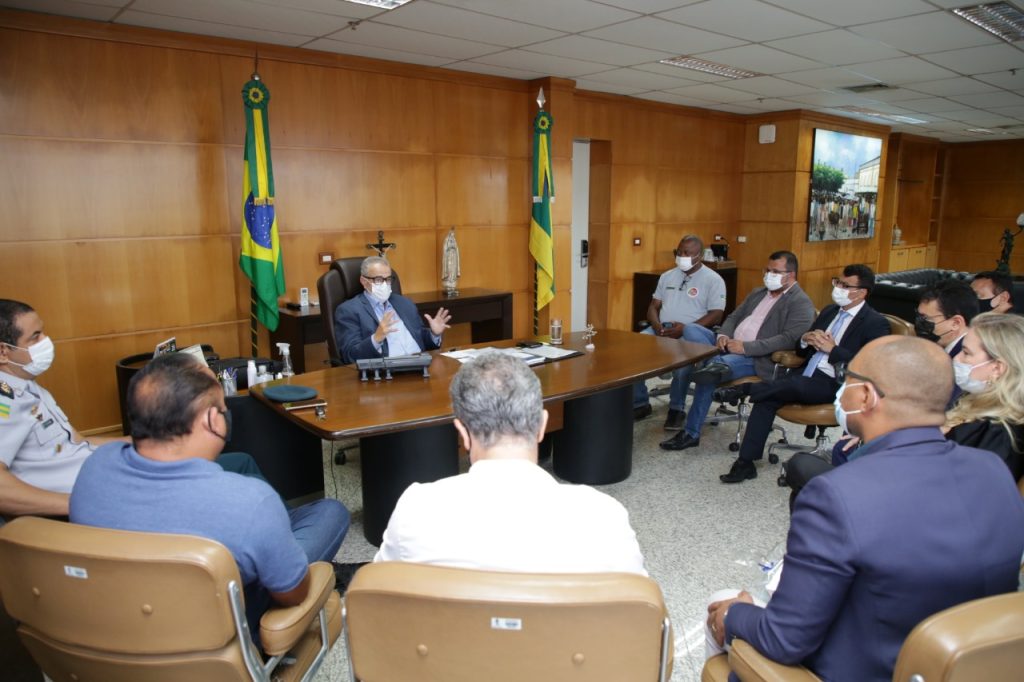 Representantes do Movimento Policia Unida apresentam demandas da categoria ao presidente do TCE