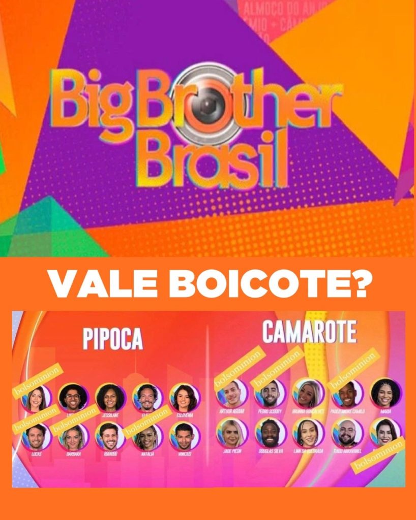Rogerio Carvalho levanta enquete sobre possivel boicote a bolsominions no BBB22