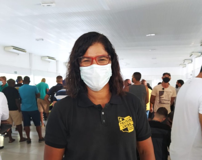 Ainda nao conquistamos nada diz uma das liderancas do Movimento Policia Unida