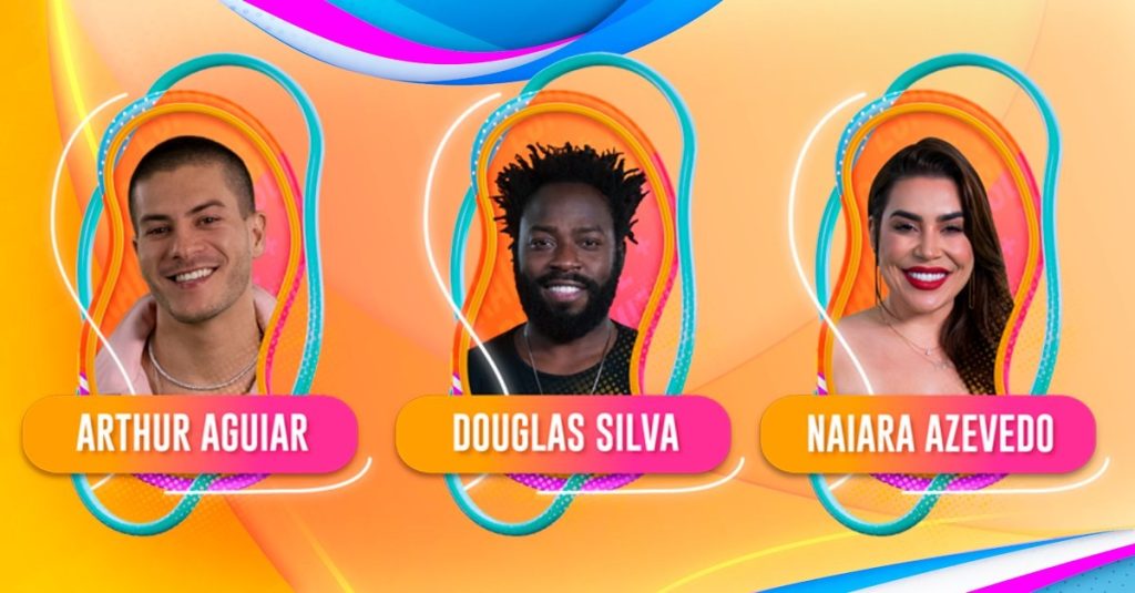 BBB Arthur Douglas e Naiara Azevedo estao no terceiro paredao