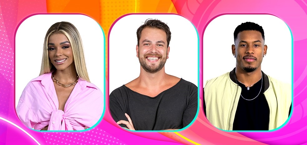 Brunna Gustavo e Paulo Andre estao no quinto paredao do BBB 22