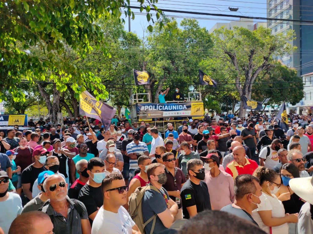 Em Assembleia integrantes do Movimento Policia Unida rejeitam 5 proposto pelo governo do estado