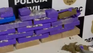 Trio e preso por suspeito de trafico de drogas em Socorro
