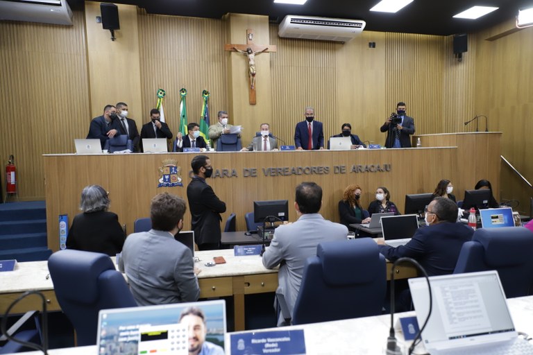 Vereadores de Aracaju votam vetos de Edvaldo Nogueira nesta quarta 23