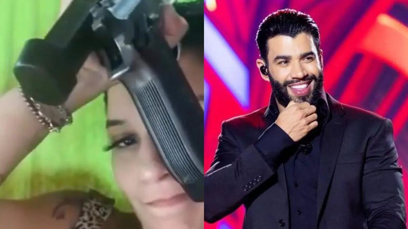 Mulher ameaca Gusttavo Lima de morte exibindo arma vai ser o ultimo show