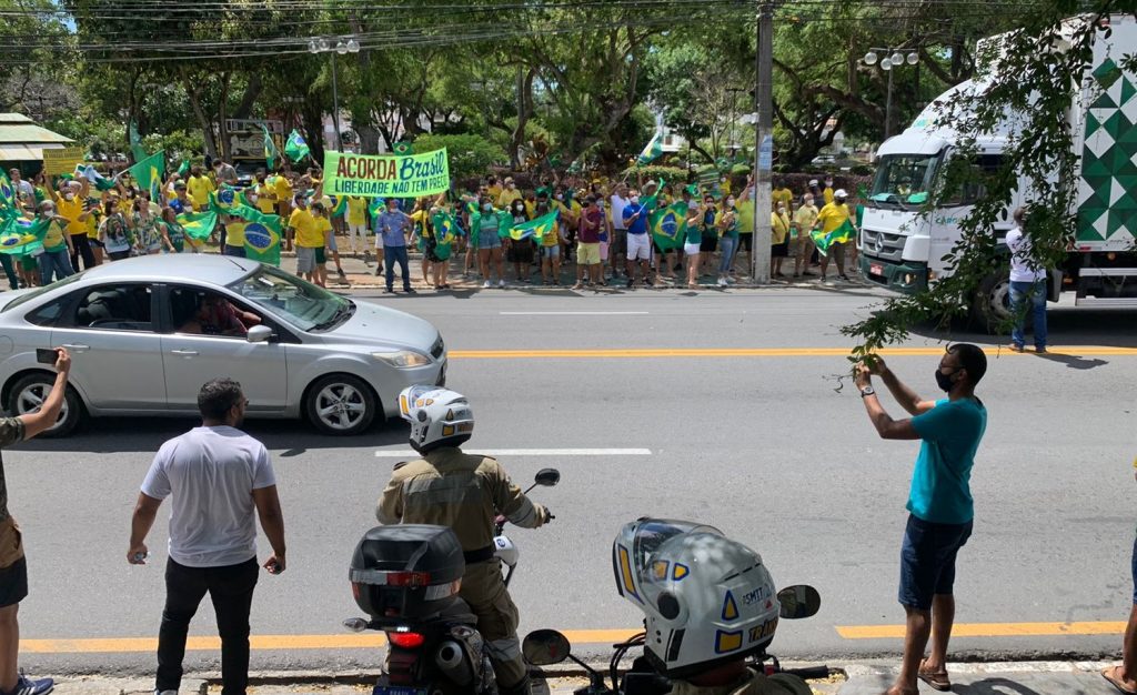 Bolsonaristas marcam manifestacao a favor de Bolsonaro e Daniel Silveira em Aracaju