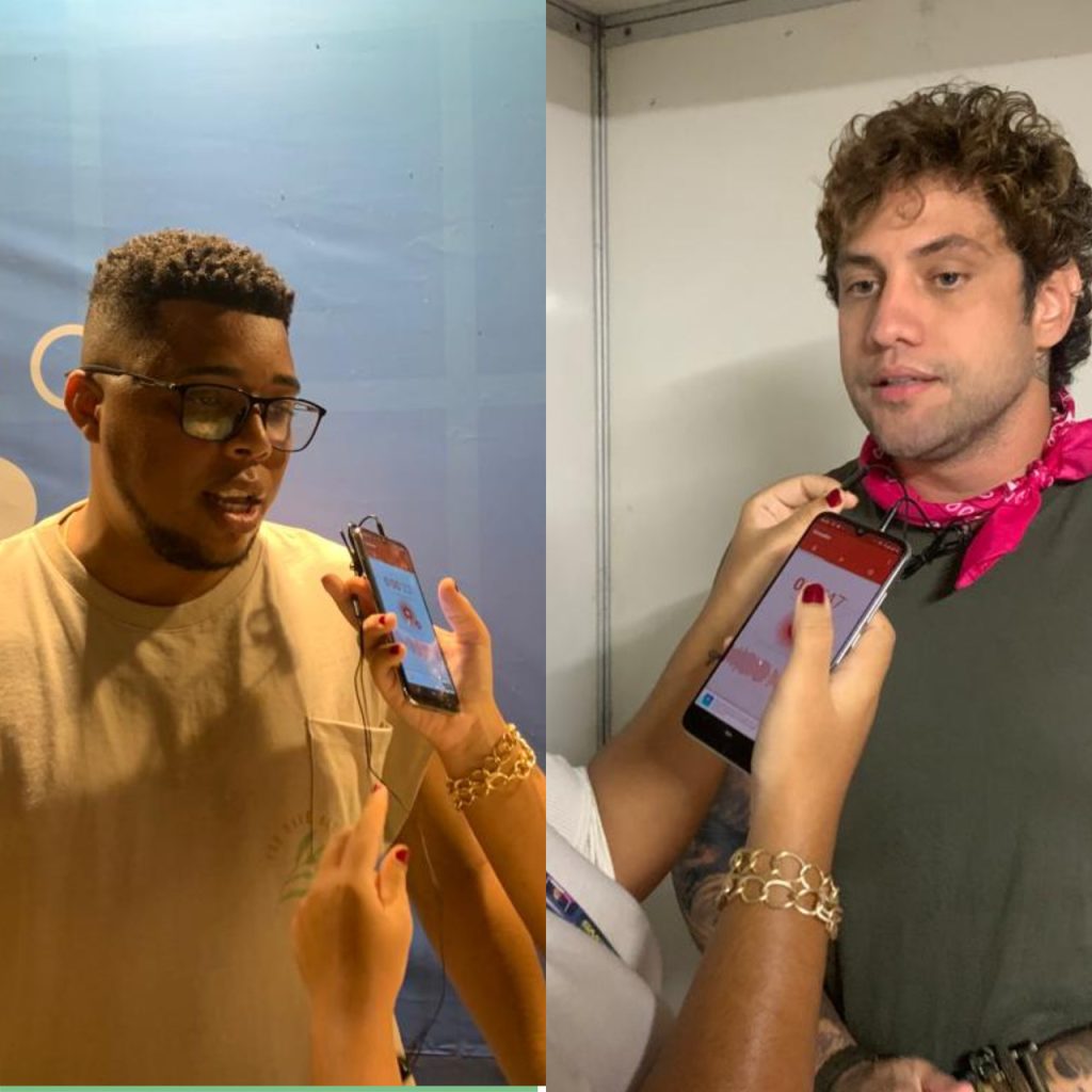 Querido Samba Atraes do megashow falam sobre experincia de cantar em Aracaju Easy Resize.com