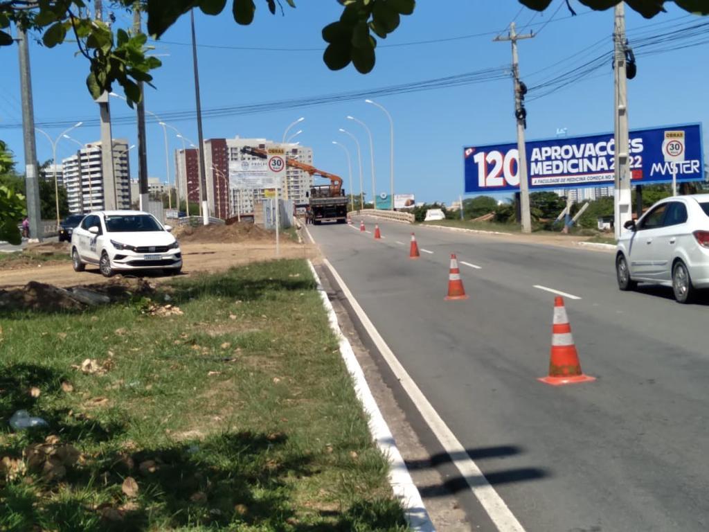 Sentido Sul da ponte sobre o Rio Poxim ficara em meia pista a partir de quarta 27
