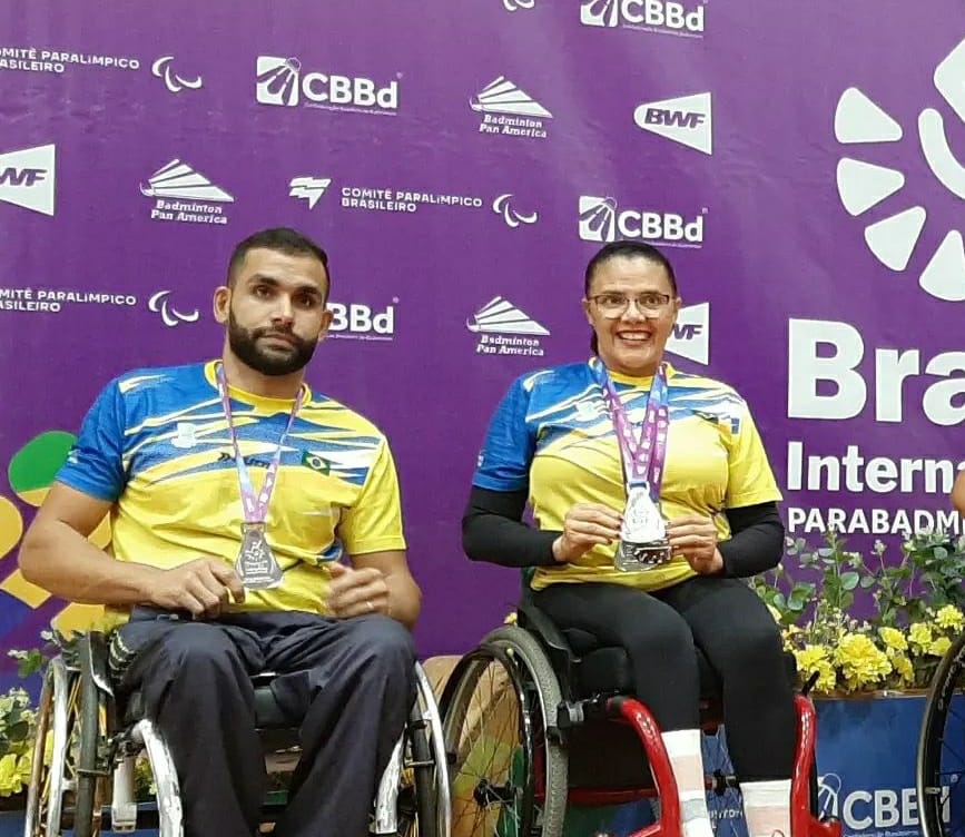 Sergipanos conquistam tres medalhas de prata no Brazil Parabadminton International