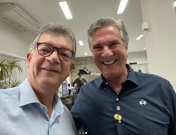 Fernando Collor vem a Sergipe em comitiva de Bolsonaro para inauguracao em Propria