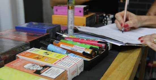 Acao contra venda de cigarros eletronicos e deflagrada em Aracaju