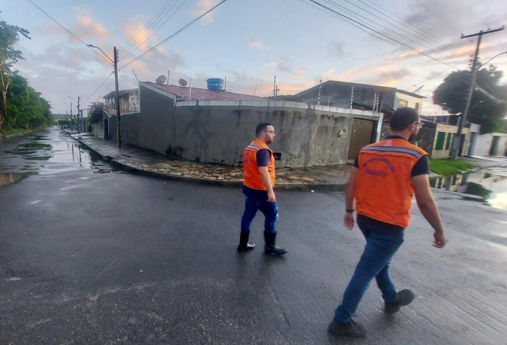 Defesa Civil de Aracaju atende oito ocorrencias devido as chuvas