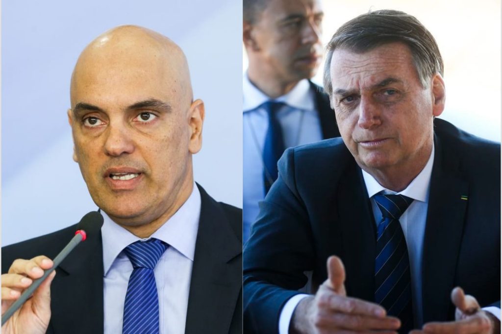 Em jantar Bolsonaro e Alexandre de Moraes conversam a portas fechadas na casa de Arthur Lira