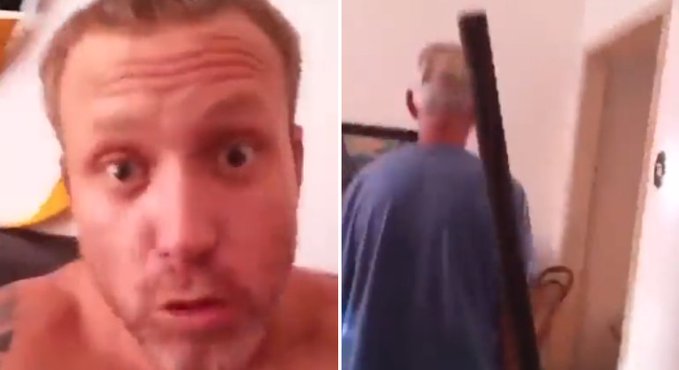 Ex ator de Malhacao ameaca matar o pai apos surto por abstinencia veja video