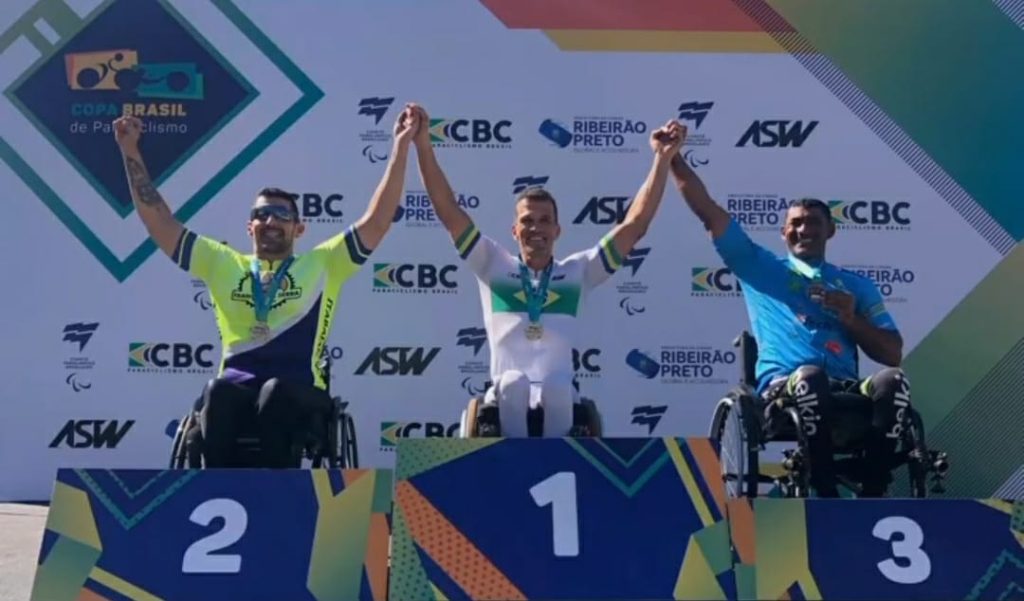 Sergipano Ulisses Freitas e campeao da Copa Brasil de Paraciclismo