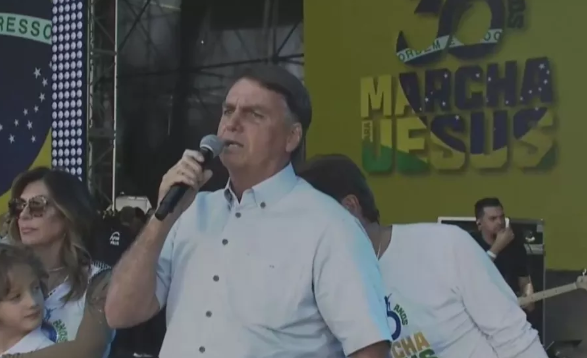 Bolsonaro na Marcha para Jesus