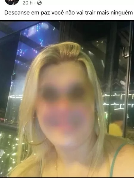 Homem atira em ex e posta foto de vitima Nao vai trair mais ninguem