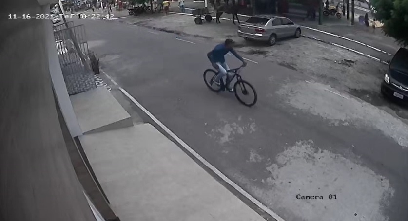 Policia divulga imagem de autor de tentativa de homicidio contra homem em restaurante
