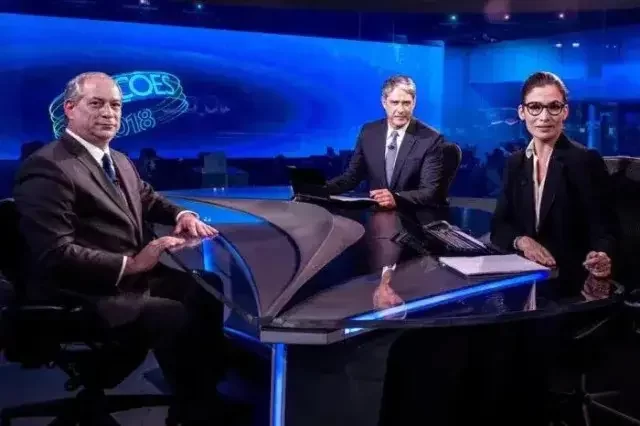 Ciro Gomes participa de sabatina do Jornal Nacional nesta terca 23