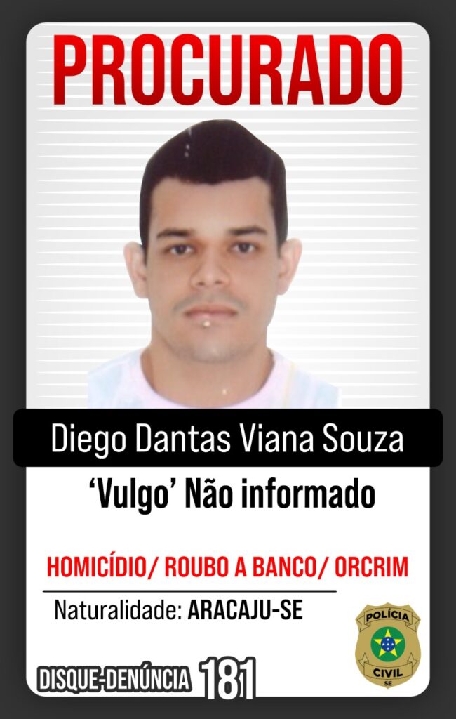Foragido que estava entre os mais procurados de Sergipe e preso na Zona Sul de Aracaju