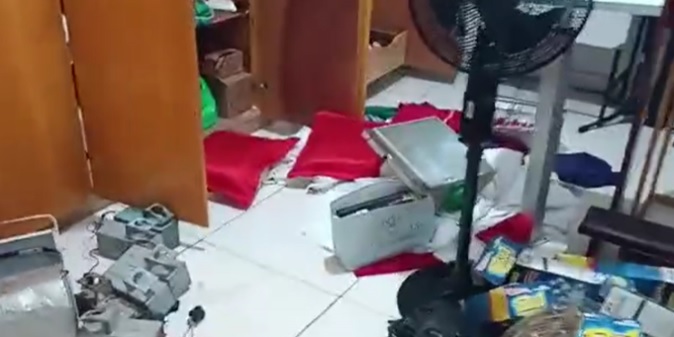 Igreja catolica e arrombada em Aracaju Policia investiga o caso