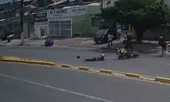 Mulher e bebe atropeladas por motocicleta em Aracaju recebem alta medica do Huse