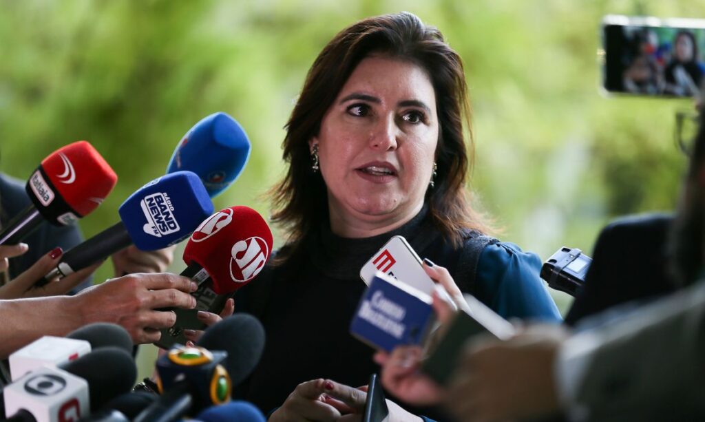 Simone Tebet e ultima entrevistada em sabatina do Jornal Nacional nesta sexta 26