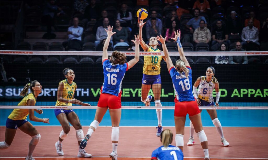 Brasil estreia com vitoria no Campeonato Mundial de Volei