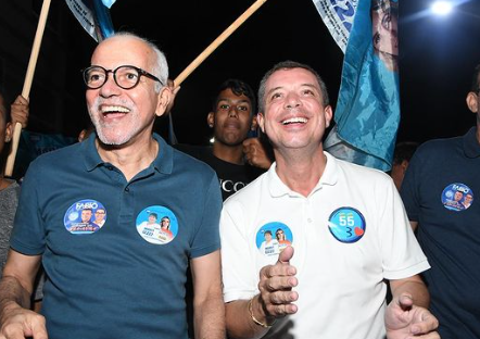 Edvaldo Nogueira afasta boatos e participa de ato de Fabio Mitidieri em Itabaiana