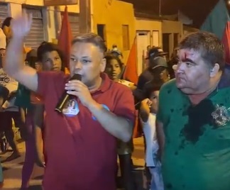 Equipe de Ibrain de Valmir e atacada a pauladas durante caminhada em Lagarto