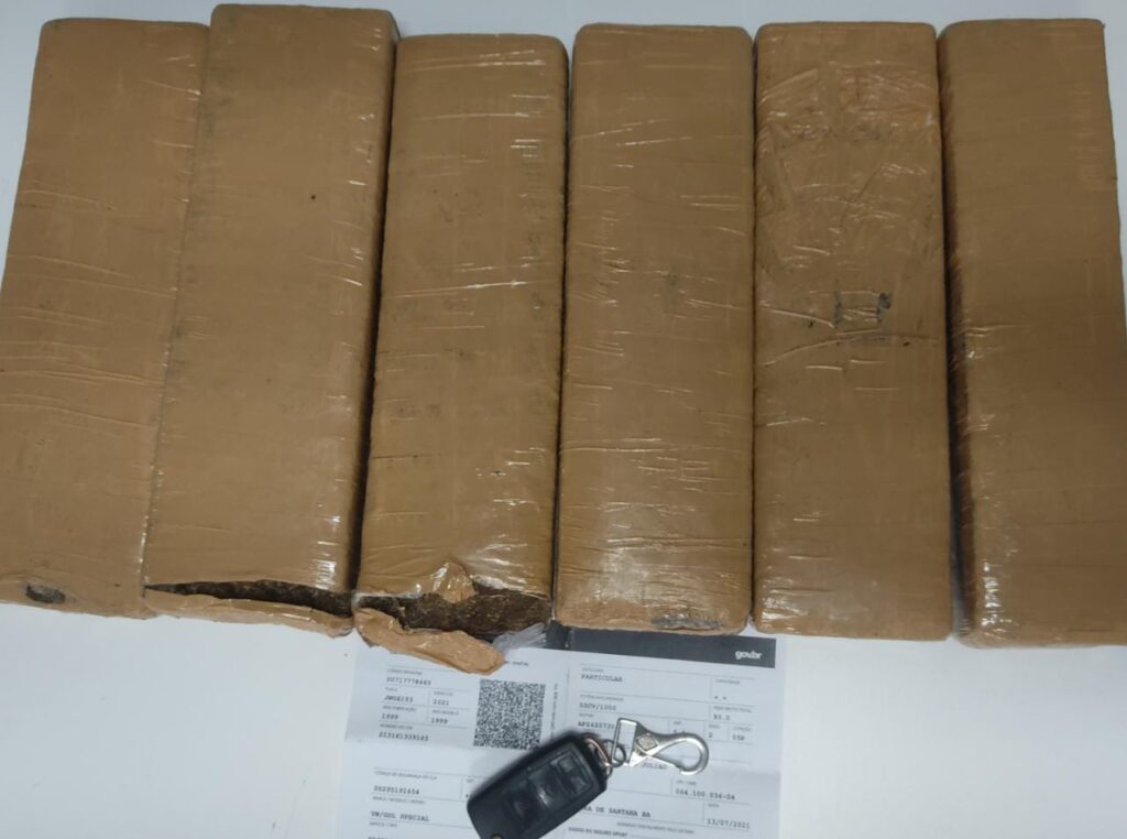 Homem e preso em flagrante com 6kg de maconha em Itabaiana
