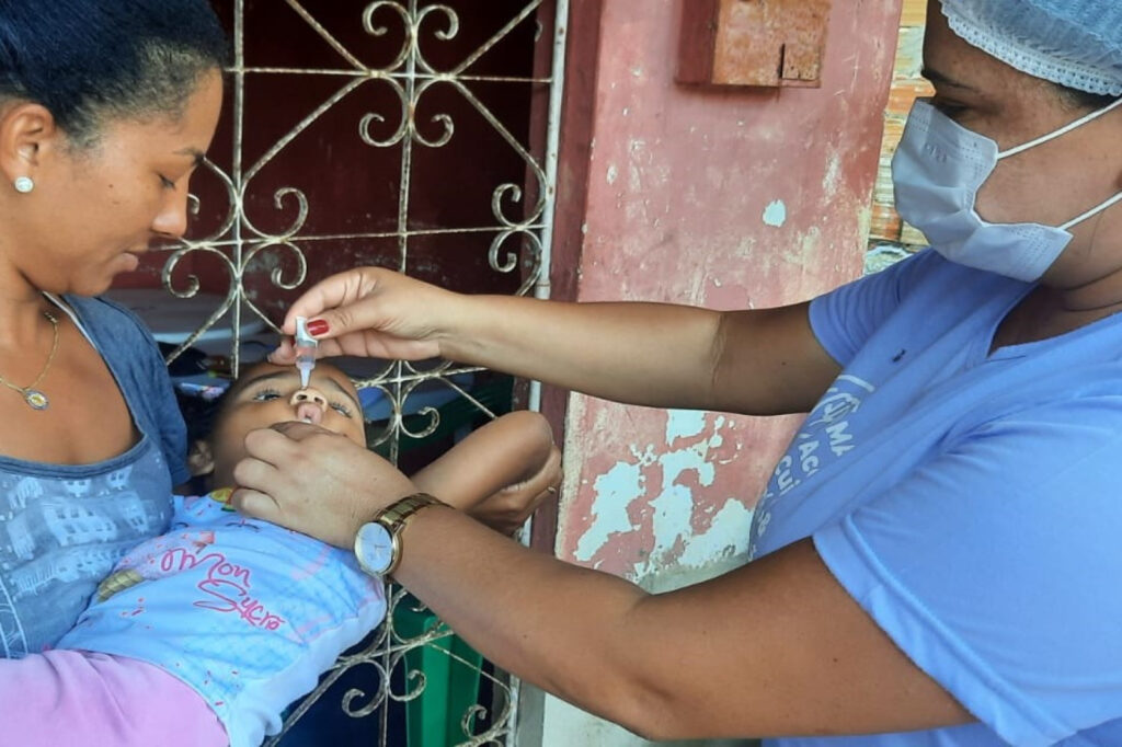 Sao Cristovao intensifica busca ativa para vacinar criancas contra Polio