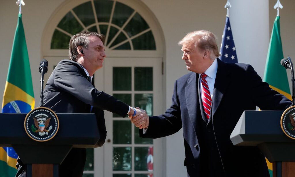 Trump declara apoio a candidatura de Bolsonaro Homem maravilhoso