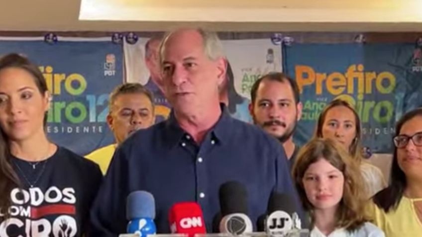 Ciro pede algumas horas para definir apoio no segundo turno