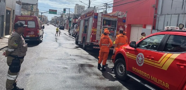 Incendio e registrado em residencia no Centro de Aracaju