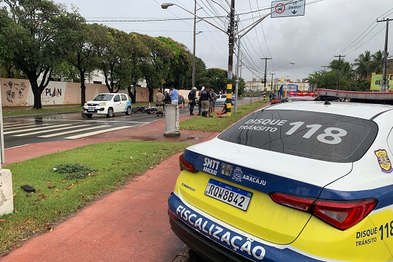 Motociclista morre apos colisao com veiculo na Zona Sul de Aracaju