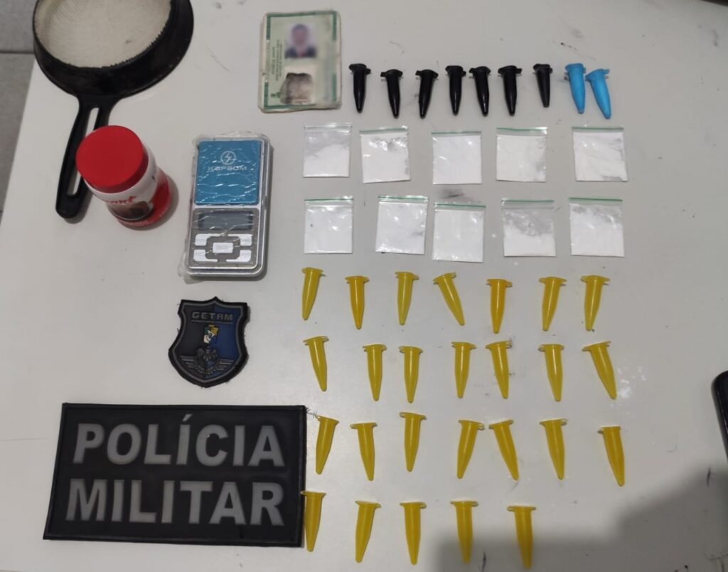 Suspeito de trafico de drogas e preso em Lagarto