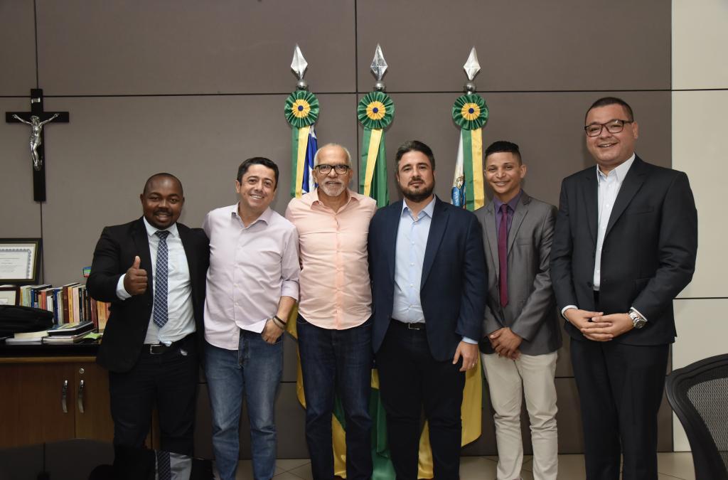 Edvaldo Nogueira se reune com novos integrantes da Mesa Diretora da da Camara de Aracaj