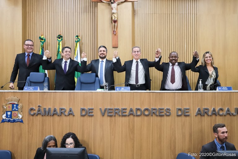 Pela primeira vez Camara de Aracaju elege vereadores de primeiro mandato para Mesa Diretora