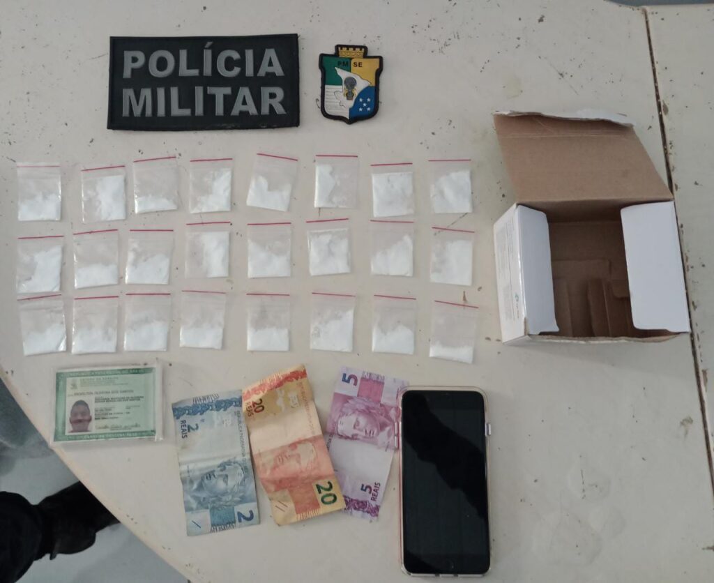 Policia Militar desarticula esquema de trafico ilicito de drogas em Lagarto