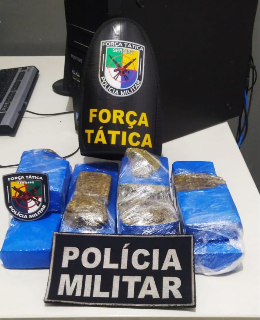 Policia prende homem com 4kg de drogas na Zona Norte de Aracaju