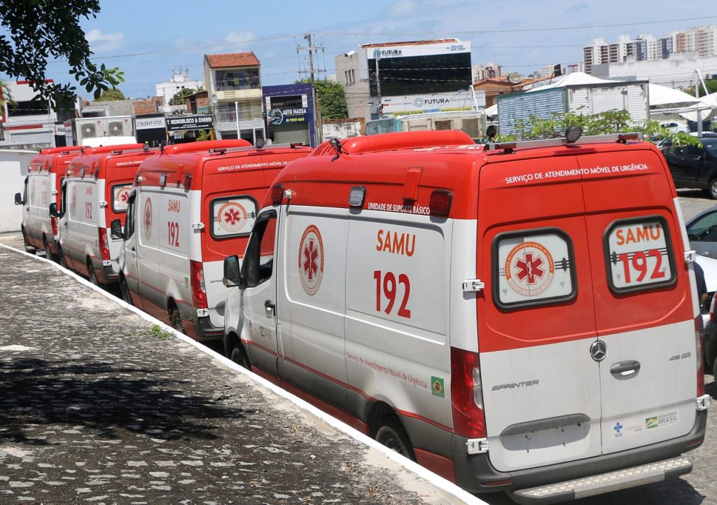 Samu 192 Sergipe recebe quatro ambulancias para reforcar frota