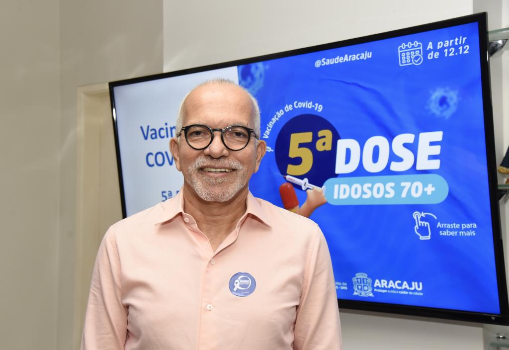 Aracaju iniciara aplicacao de 5a dose da vacina contra a covid 19 na populacao maior de 70 anos