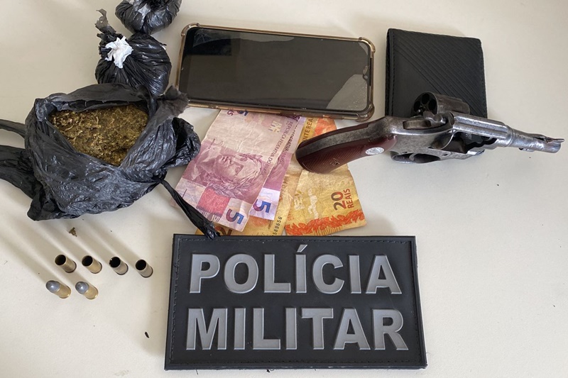 Homem ameaca moradores com arma e e preso por tentativa de homicidio na Zona Rural de Salgado