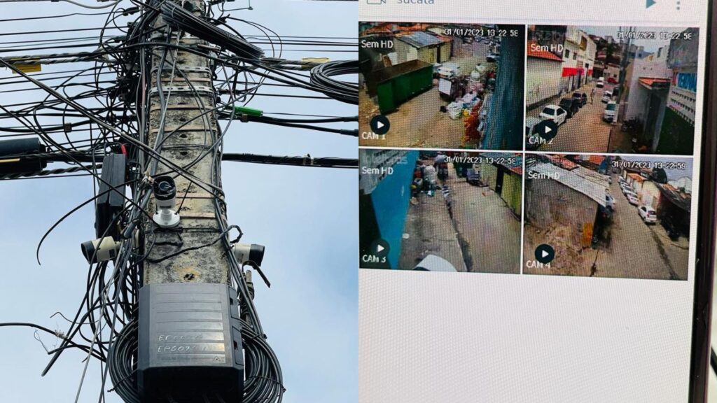 Policia intercepta sistema de cameras utilizado por traficante na regiao central de Aracaju