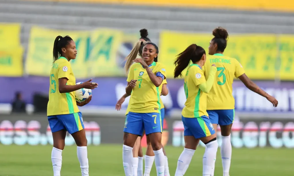 Liderada por Kerolin, seleção goleia Bolívia na Copa América 1 20250717 030233