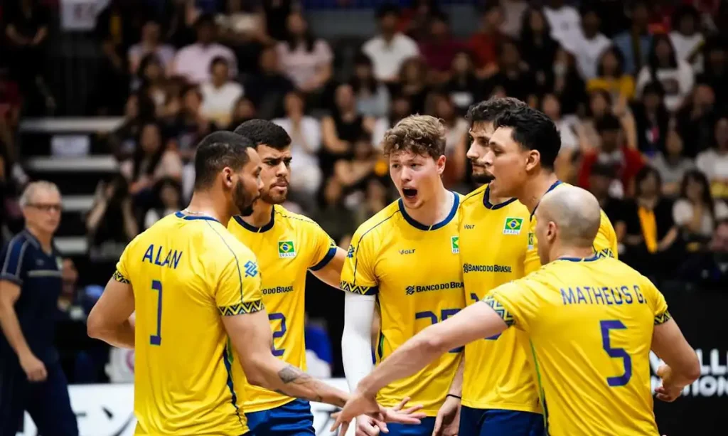 Liga das Nações: Brasil fecha 1ª fase na liderança e mira no mata-mata 1 20250723 164651 1
