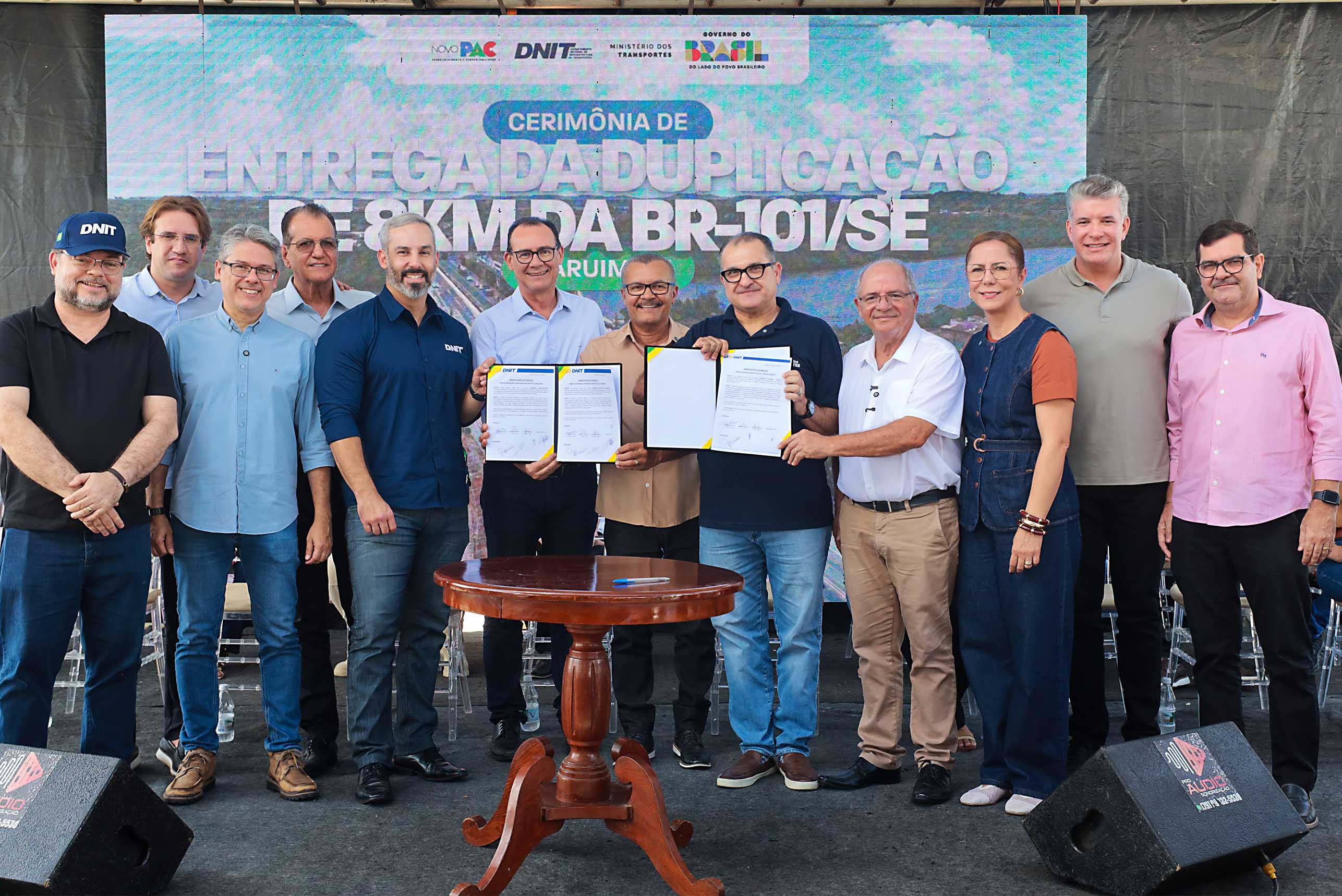 Governo do Estado participa de entrega de trecho da BR-101 e autorização de novas obras para Sergipe 1 Governo do Estado participa de entrega de trecho da BR 101 e autorizacao de novas obras para Sergipe
